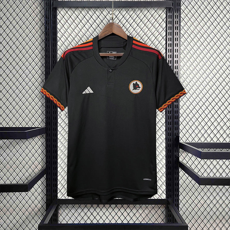 Camisa Roma III 23/24 - Torcedor Adidas - Preta