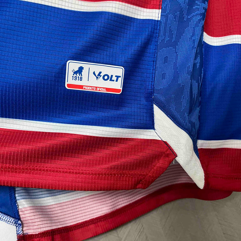 Camisa Fortaleza I 24/25 - Torcedor Volt - Vermelha e Azul