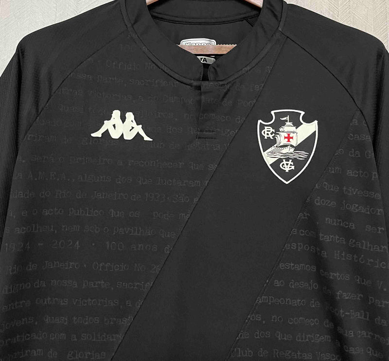 Camisa Vasco III 24/25 - Torcedor Kappa - Preta