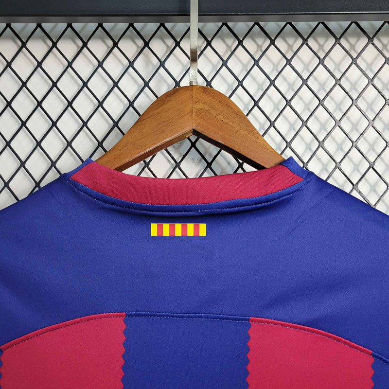 Camisa Barcelona I 23/24 - Torcedor Nike - Azul e Grená