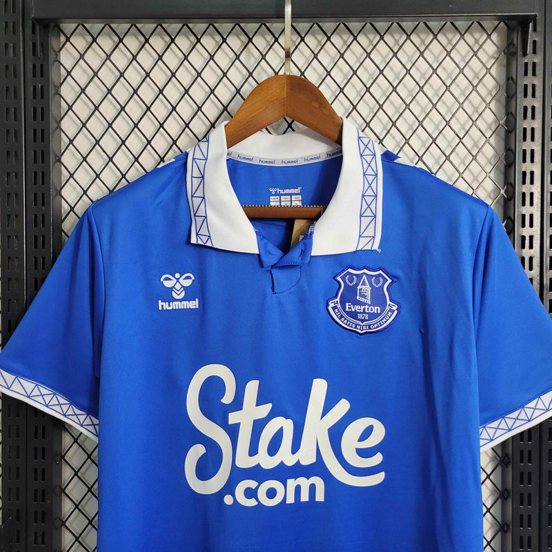 Camisa Everton II 23/24 - Torcedor Hummel - Azul