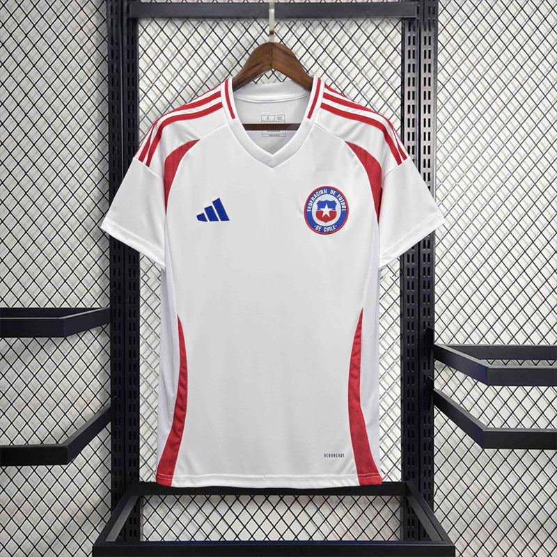 Camisa Seleção Chile II 24/25 - Torcedor Adidas - Branca