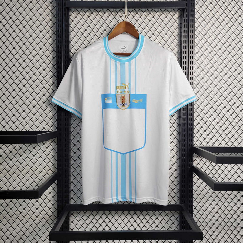 Camisa Seleção Uruguai II 22/23 - Torcedor Puma - Branca